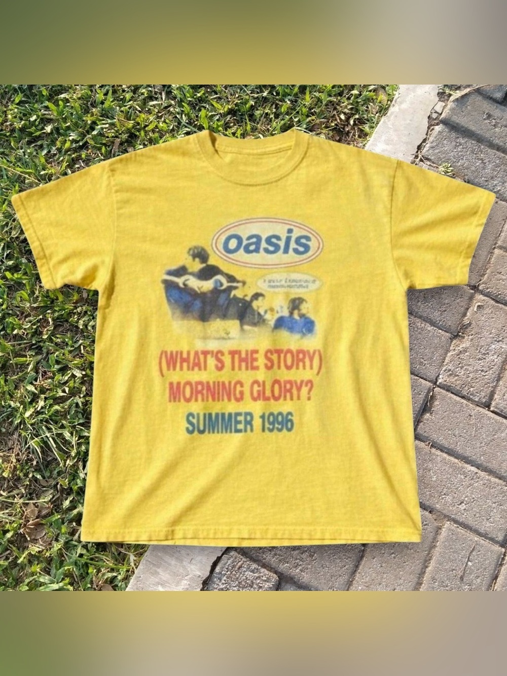 Gildan Oasis Morning Glory Summer 1996 Graphic T-Shirt Daisy For Unisex